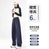 Wide Leg Pants Women's Autumn and Winter New Straight High Waist Loose and Thin Sweatpants Scimitar Casual Sweatpants