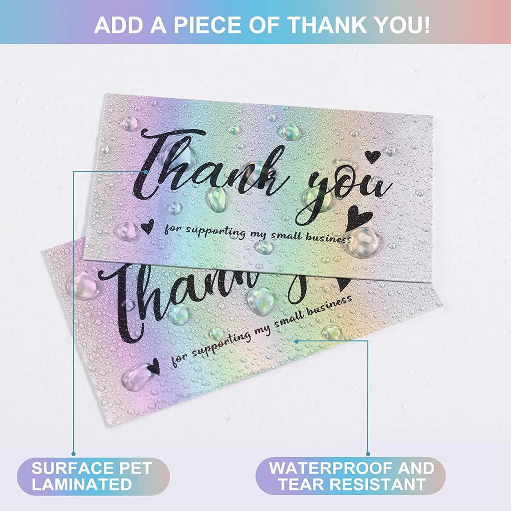 10-50Pcs High-Standard Thank First-Class You Top-Grade Cards Premium-Quality Small Top-Grade Business Top-Grade Thank High-Standard You