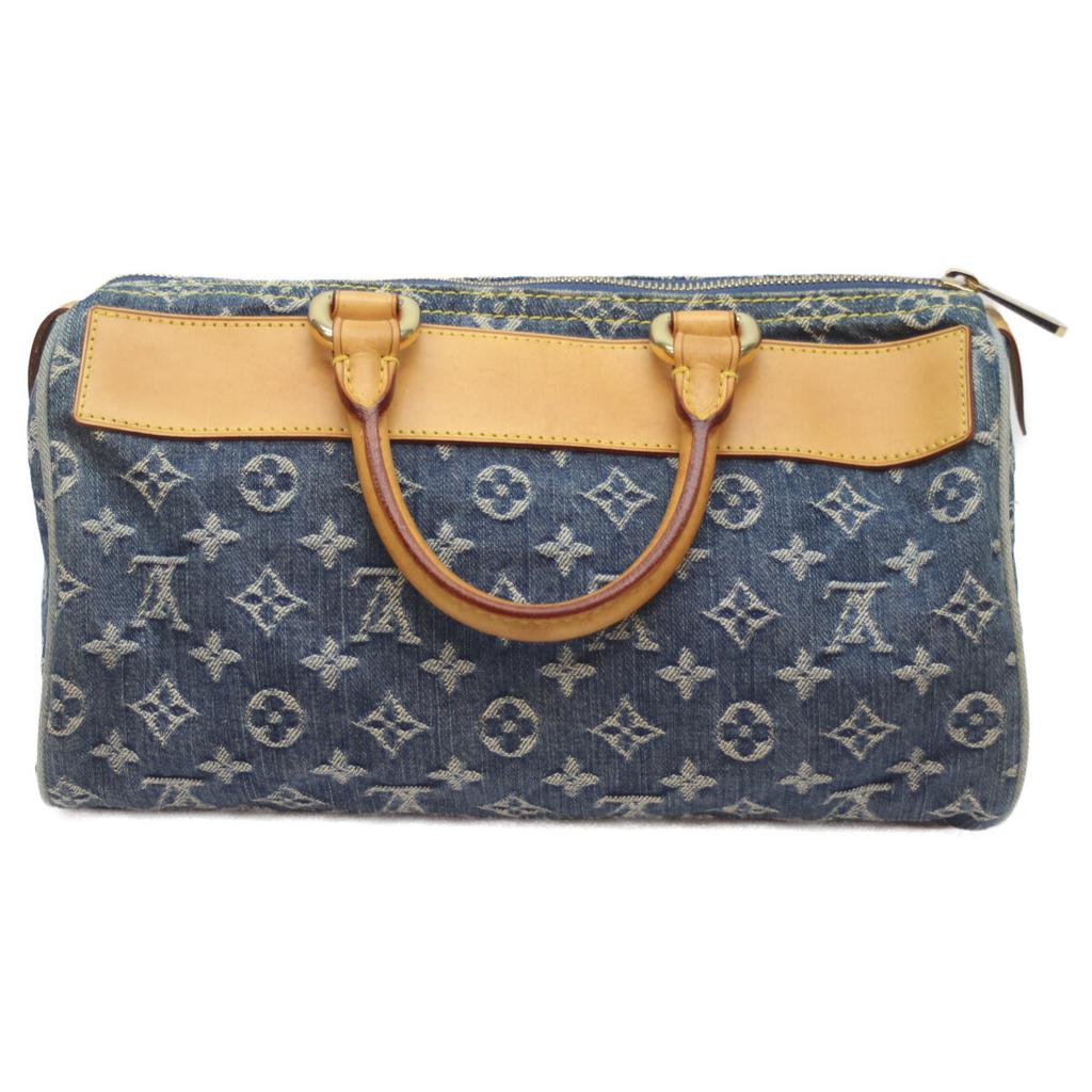 LOUIS VUITTON 05 M95019 05 Monogram Denim Neo Speedy Handbag blueUsed