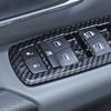 5x Interior Window Lift Switch Panel Cover Trim for Dodge Ram 2018+ Carbon Fiber