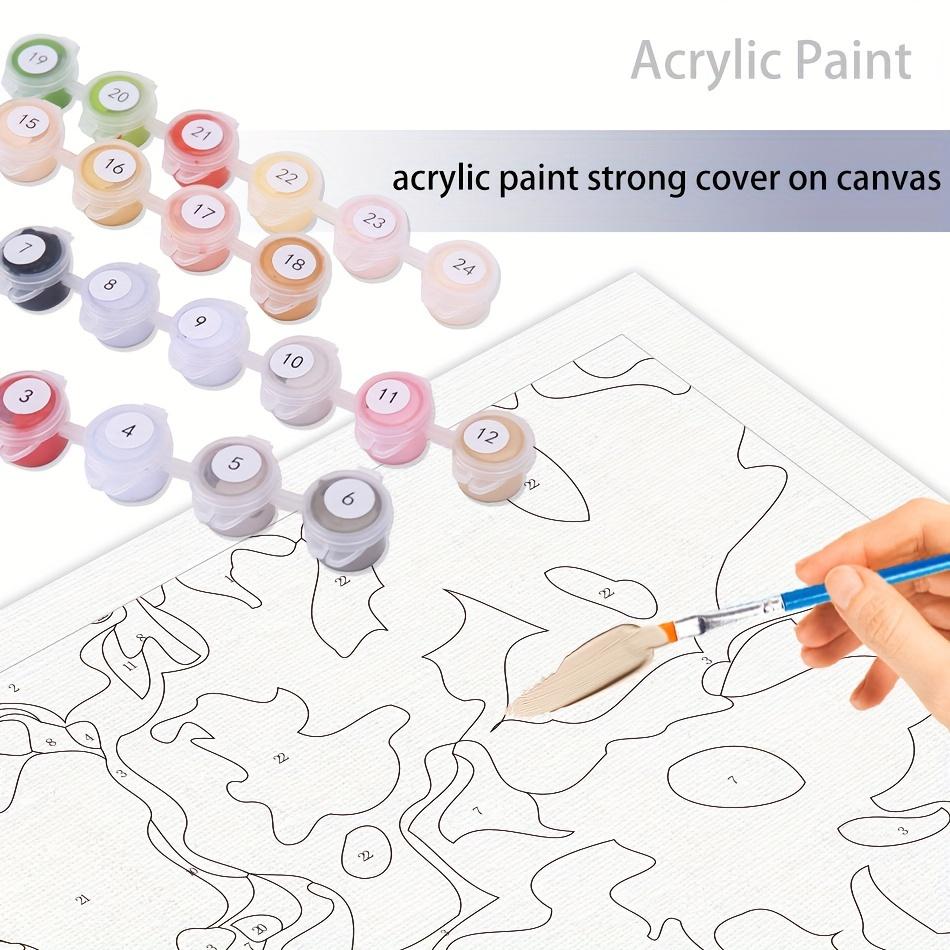 1 Photo Custom DIY Paint By Number Painting On Canvas for Adults Handmade Personalized Gift Ideas Home Decor Without Frame