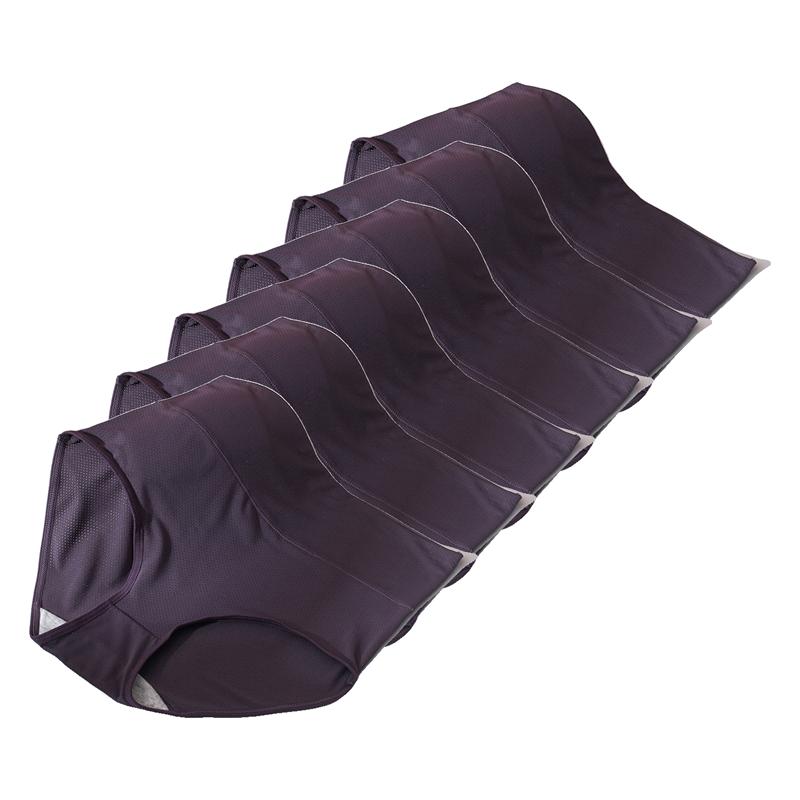 6 Pieces Set Women's Underwear/Mesh Breathable Panty/Ladies Panties Plus Size Breathable Soft Briefs