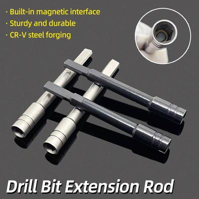 Drill Bit Extension Rod Magnetic Screwdriver Bit Holder 1/4 Hex Driver Socket Adapter Power Tools For Leatherman Surge Wave Plus