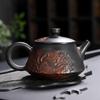 Shijiana Hand-Carved Purple Clay Teapot