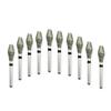 10 sztuk / pudło Dental FG wiertła diamentowe szybka rękojeść polerowanie produkt wybielający narzędzie dentysty EX-12S