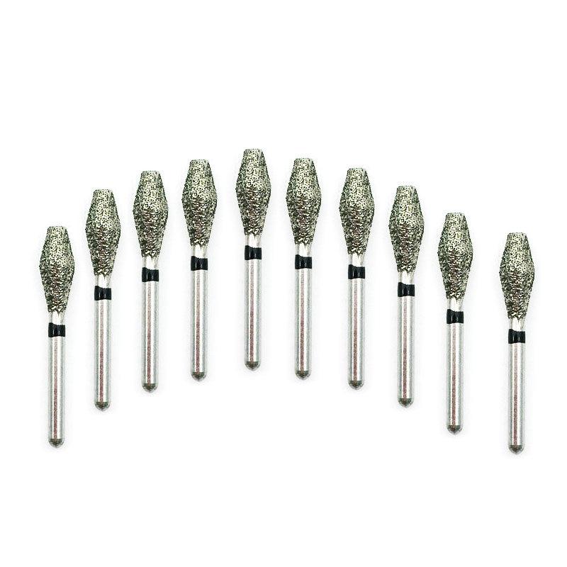 10 sztuk / pudło Dental FG wiertła diamentowe szybka rękojeść polerowanie produkt wybielający narzędzie dentysty EX-12S