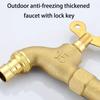 Heavy Gauges Lockable Ice Proof Water Spouts Outdoor Not -theft Sink Faucet for Residential Public Space Gardening