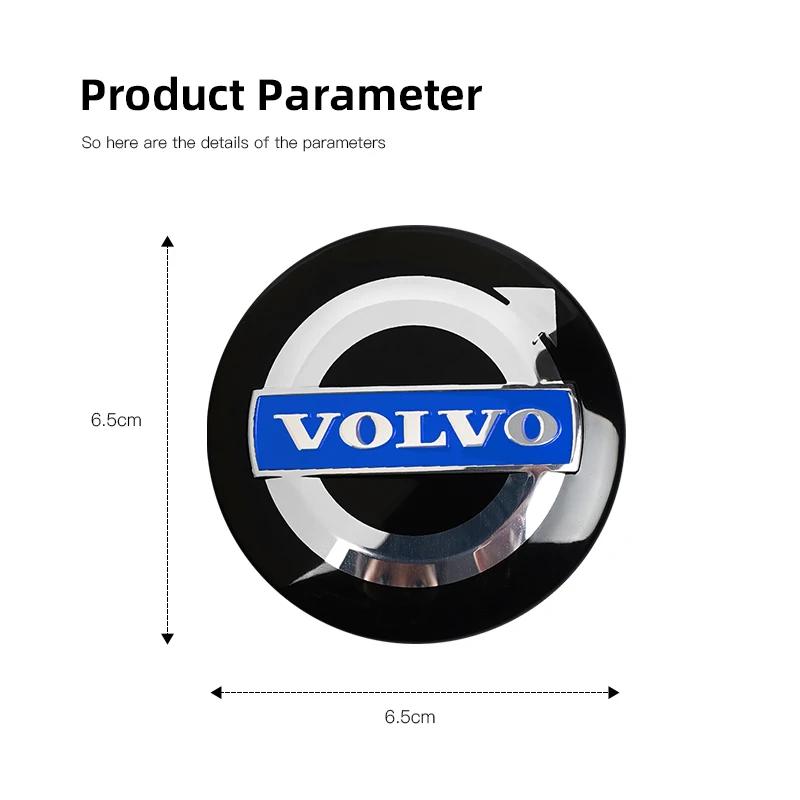 4 Stück 64mm Volvo Radnabenkappe Nabenkappe Abzeichen Emblem Aufkleber Autozubehör Für Volvo S40 S60 S80L XC60 XC90 V40 V60 V50 V90