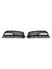 2PCS Front Fog Lamp Black Grille Grill 8T0807681K 8T0807682K Fit A5 S-Line S5 2013-2016