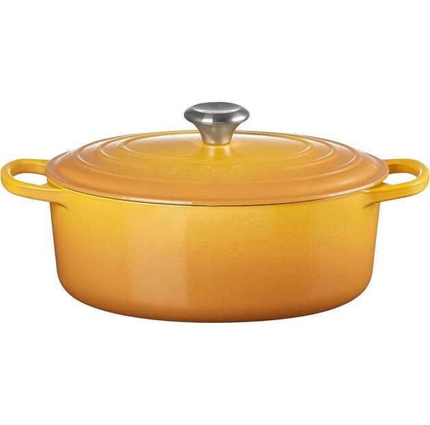 Жаровня Le Creuset Signature овальная 29 см нектар 4,7 л (21178296724430)