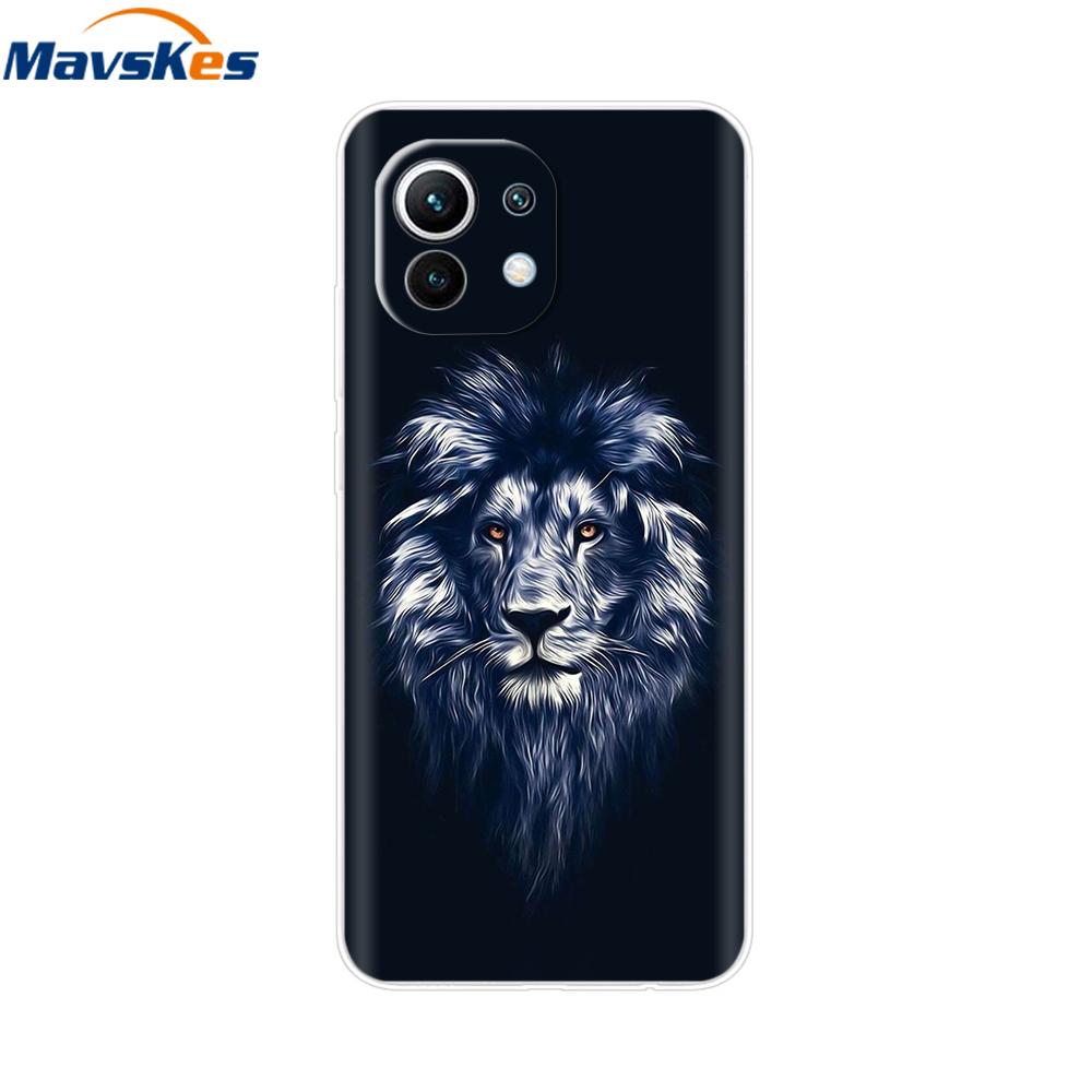 Clear Case for Xiaomi Mi 11 Lite NE 5G Mi11 lite Soft TPU Transparent Shockproof Phone Cover For Xiomi Mi11lite Mi 11 lite NE 5G