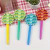 Back To School Season 2pcs 0.5mm Plastic Rotating Ballpoint Pen Rotating Flowers Creative Stationery Student Pressure Relief Pen Ballpoint Pen