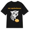 My Apolocheese Funny Cat Meme T Shirt Unisexs Womens Harajuku Tshirts Summer Pure Cotton Fashion Casual Tee Shirts Streetwear