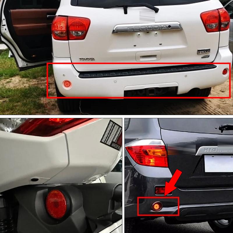 2PCS Bumper Reflector Light Shell without bulb for Toyota Highlander Sequoia Noah Fortuner Mitsubithi ASX OEM# 81910-89105