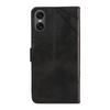 For Sony Xperia 10 VI Case Stand Bookstyle Geometric Leather Phone Cover