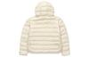 Nike Down Jackets Women's Beige Hooded Moderate Puffer Jacket DH4074-206