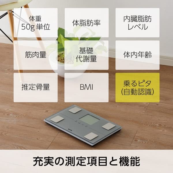 TANITA Körperanalysegerät BC-316 (Silber) BC-316-SV