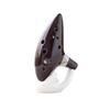 12 Holes Alto C Zelda Ocarina Ceramic Vessel Flute Wind Musical Instrument with Musicbook Lanyard