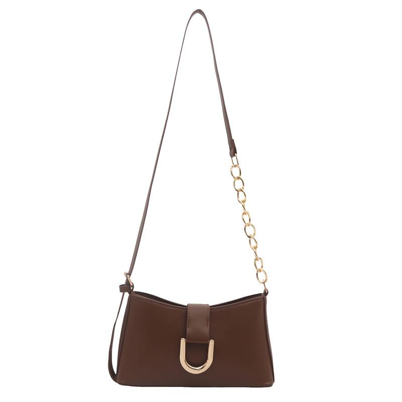 

Premium texture portable small square bag women s bag spring new chain shoulder bag commuter versatile messenger bag