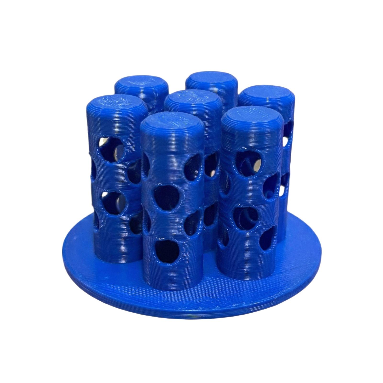 

3D-печатный горшок для рассады, семилуночный, инструмент для выращивания садовых растений One Size синий