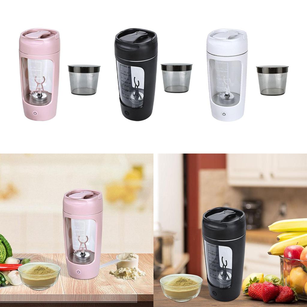 Tragbare elektrische Protein-Shaker-Flasche, USB-wiederaufladbar, für Fitness-Training