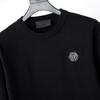 Philipp Plein Heren Trendy Ronde Hals Pullover Trui met IJzeren Plaat Letters - Zacht, Warm, Casual Gebreide Kleding.
