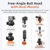 Silicone Action Camera Mount 360° Adjustable Rotatable Flexible Bracket Elastic Quick Release for Insta360/DJI Osmo/GoPro