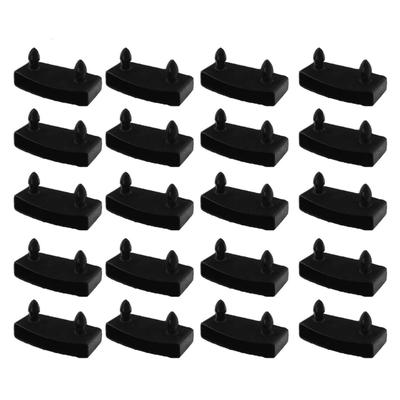 20/40pcs Plastic Caps Easy To Use Plastic End Caps Frame Caps Set for Bed Frame