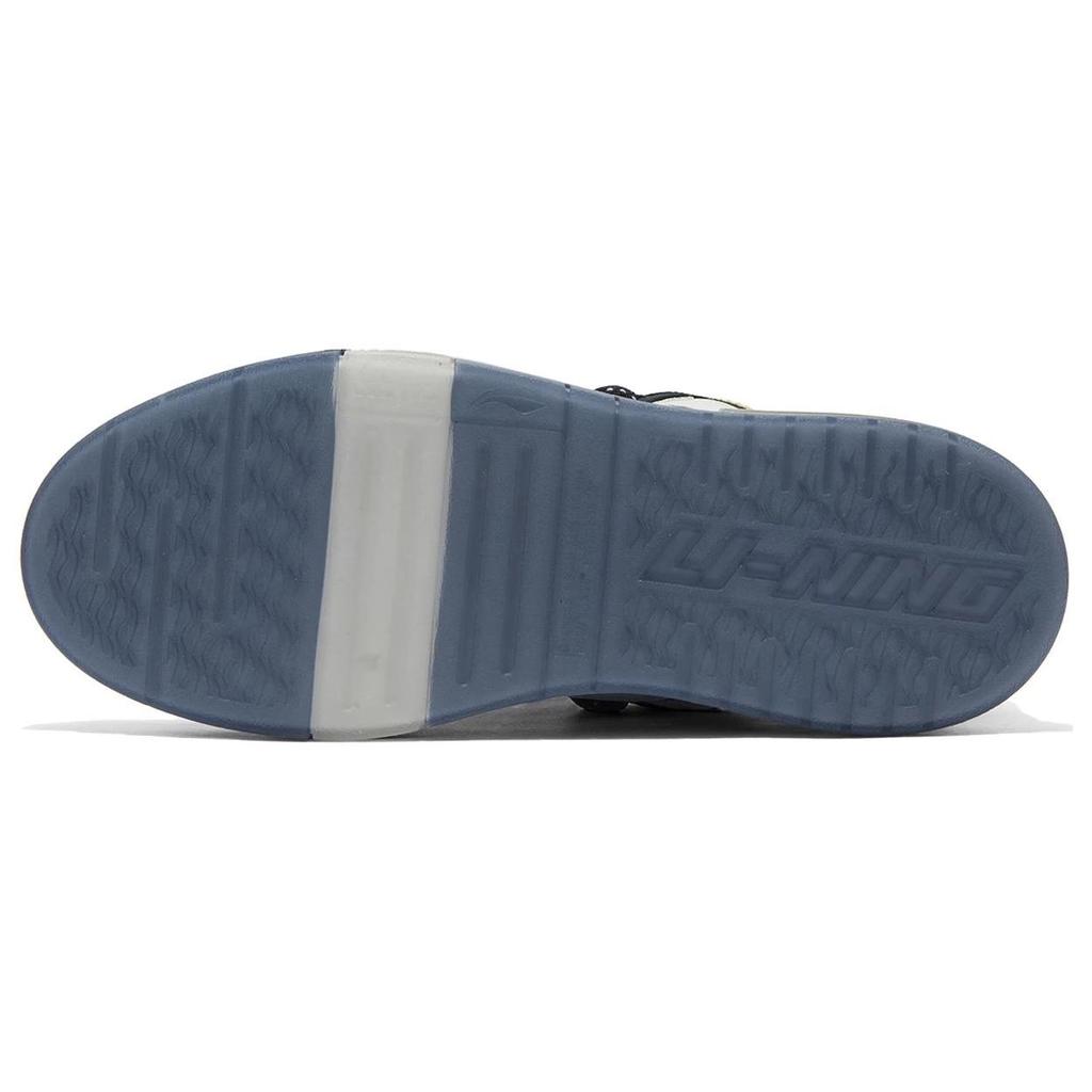 Li Ning Swag Confortabil Moale Elastic Anti-Alunecare Rezistent la Uzură Top Jos Bloc Gourd Pantofi Skate Pâine Top Jos Adidași Femei Negru AECT054-3
