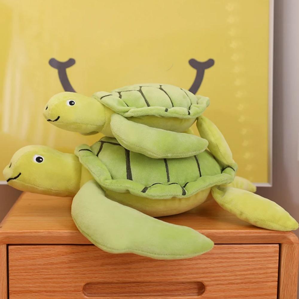 Flauschige Schildkröte Stofftier Meerestier Tier Meeresschildkröte Kissen Kinder Geburtstag Weihnachten
