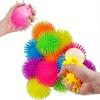 6 ks Puffer míček, Bodlinaté senzorické míčky Velkoobchod Odskakující senzorická hračka pro úlevu od stresu pro zábavu Fidget Hra na úzkost Školní ceny Party drobnosti(17 cm)