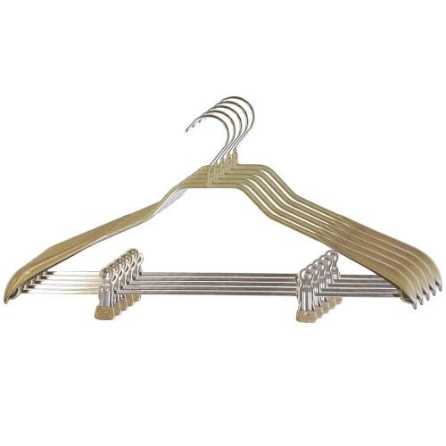 

MAWA x Seiei Original Set [MAWA Body Form Clips Gold 120575] Suit Hanger, Jacket Hanger, Set Hanger, Non-Slip Hanger