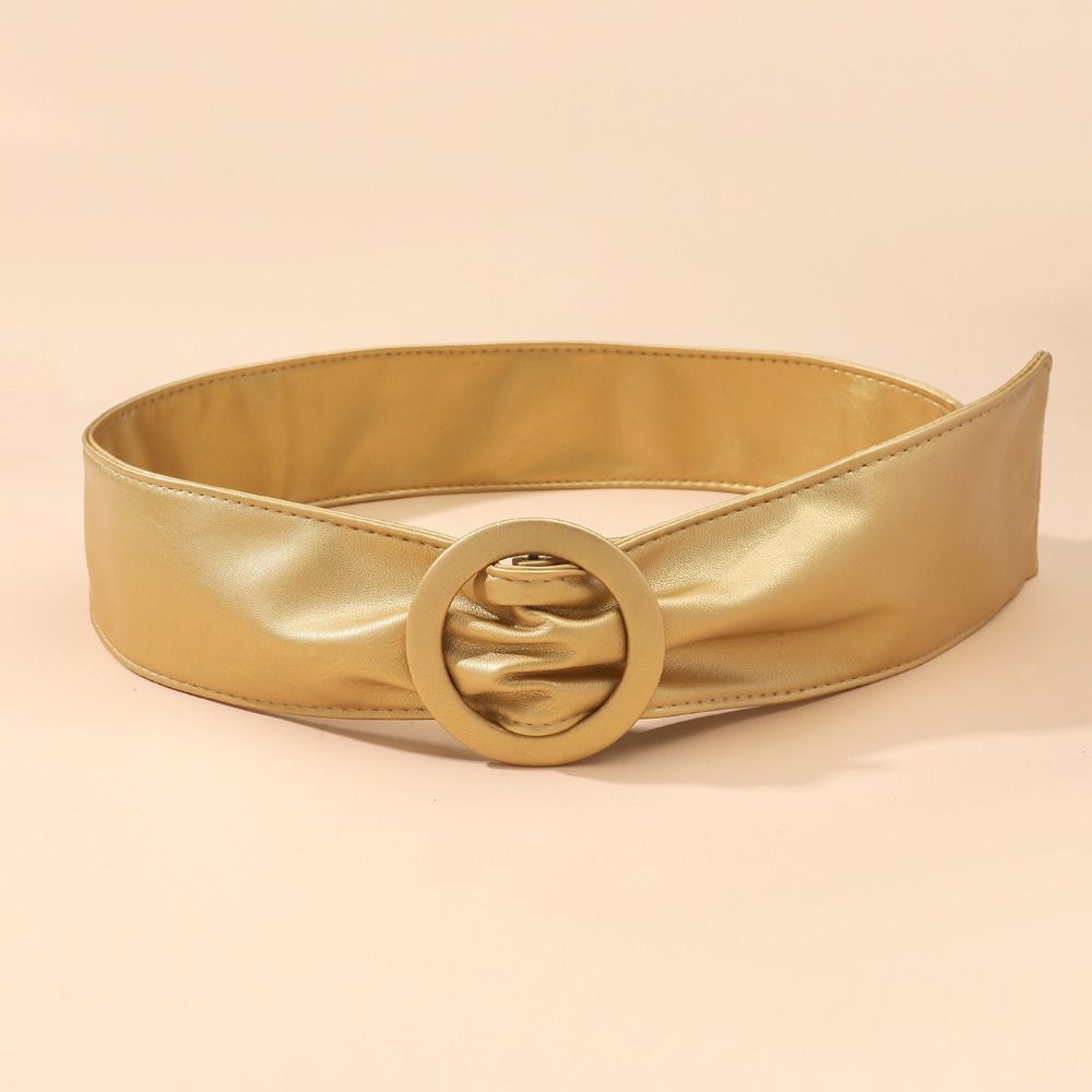 Adjustable Length Wide Waist Belt Wide Decorative Waistband Self-Tie Belt  For Party Daily Outfit
