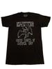 Led Zeppelin Vereinigte Staaten von Amerika 1977 T-Shirt Kurzarm Größe M Schwarz Unisex T-Shirt