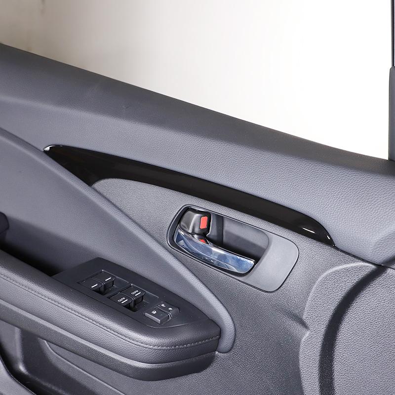 Pro Honda Pilot 2015-2022 ABS Carbon Fiber/Černá/Červená Nálepka obložení panelu vnitřních dveří automobilu