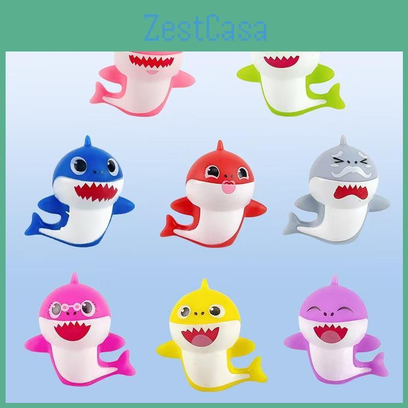 Fun Shark Baby Figures In Blind Box Pvc Toys Perfect For Kids Gifts Baking