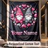 Gnome (199) Theme Custom Tapestry Personalized Custom Name Text Wall Hanging Tapestry Home Decor Background Cloth