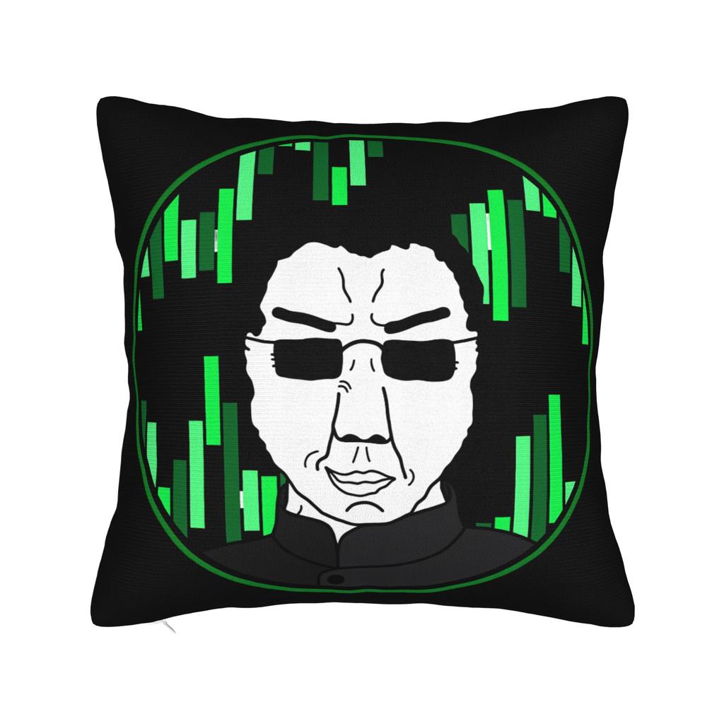 Nothing Ever Happens Funny Chudjak Meme Pillowcase Polyester Cushion Cover Decor  Throw Pillow Case Cover Home Square 18'