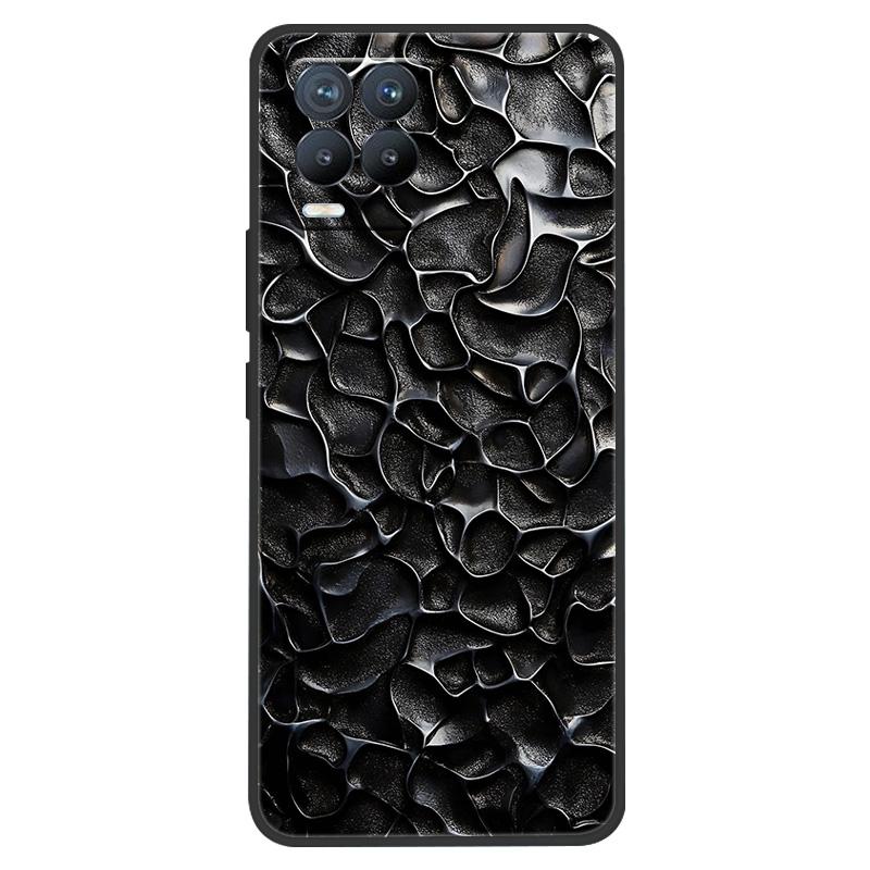 Funda para Realme 8 Pintura de Mármol Suave Mate Silicona Trasera para Realme 8 Pro 8i Realme8 4G RMX3085 Carcasa Completa para Teléfono Linda