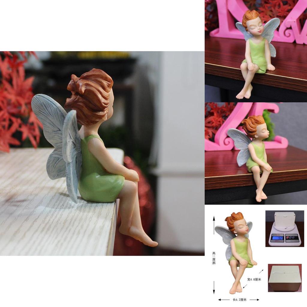 Blumenfee Harz Handwerk Figur Schreibtisch Ornament Geschenk Für Kinder Und Teenager Sammler