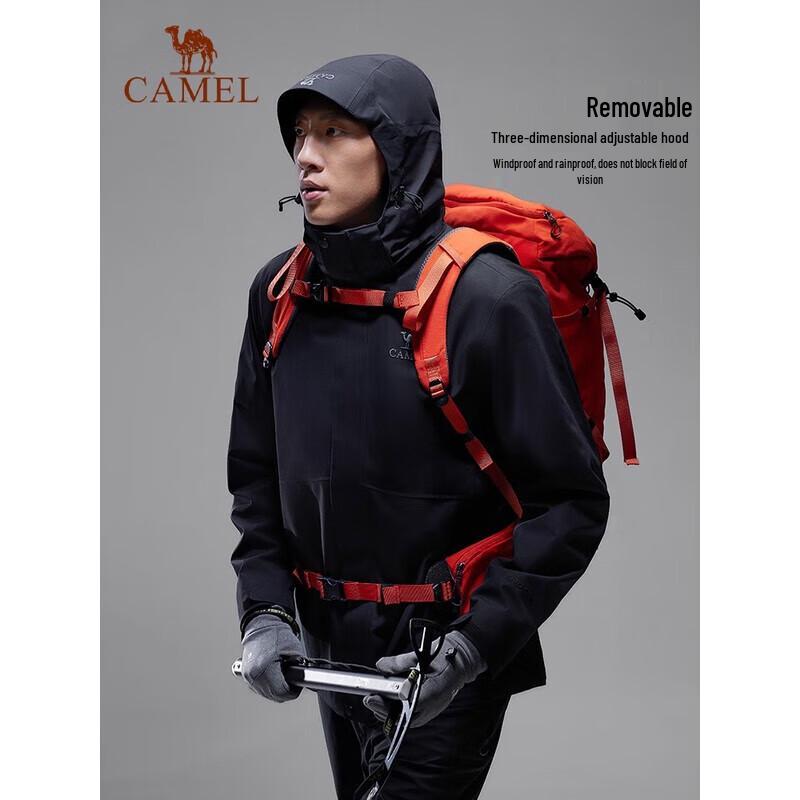 Camel Men s 3-in-1 Outdoor Waterproof Jacket L