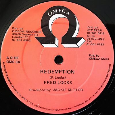 12-Zoll-Schallplatte FRED LOCKS - Redemption OSM3 Omega Records UK Reggae, Ska & Dub Gebraucht