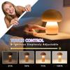 LED Mushroom Light, Night Light with Touch Sensor, Dimmable Bedside Light with USB Charging Desk Light for Home Decoration Light