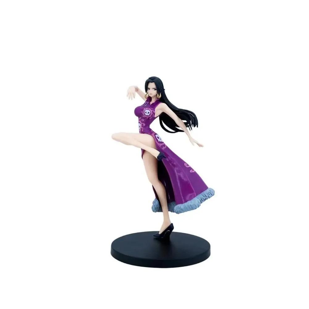 

One Piece Adult Anime Figures Toys GK Snake Princess Boa Hancock Action Figure 21cm Sexy Cheongsam Girl Doll Figures Statue# Col