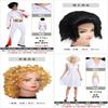 Ensemble de costumes Elvis Presley Marilyn Monroe Avec Perruque Ondulée Pour Fête d'Halloween