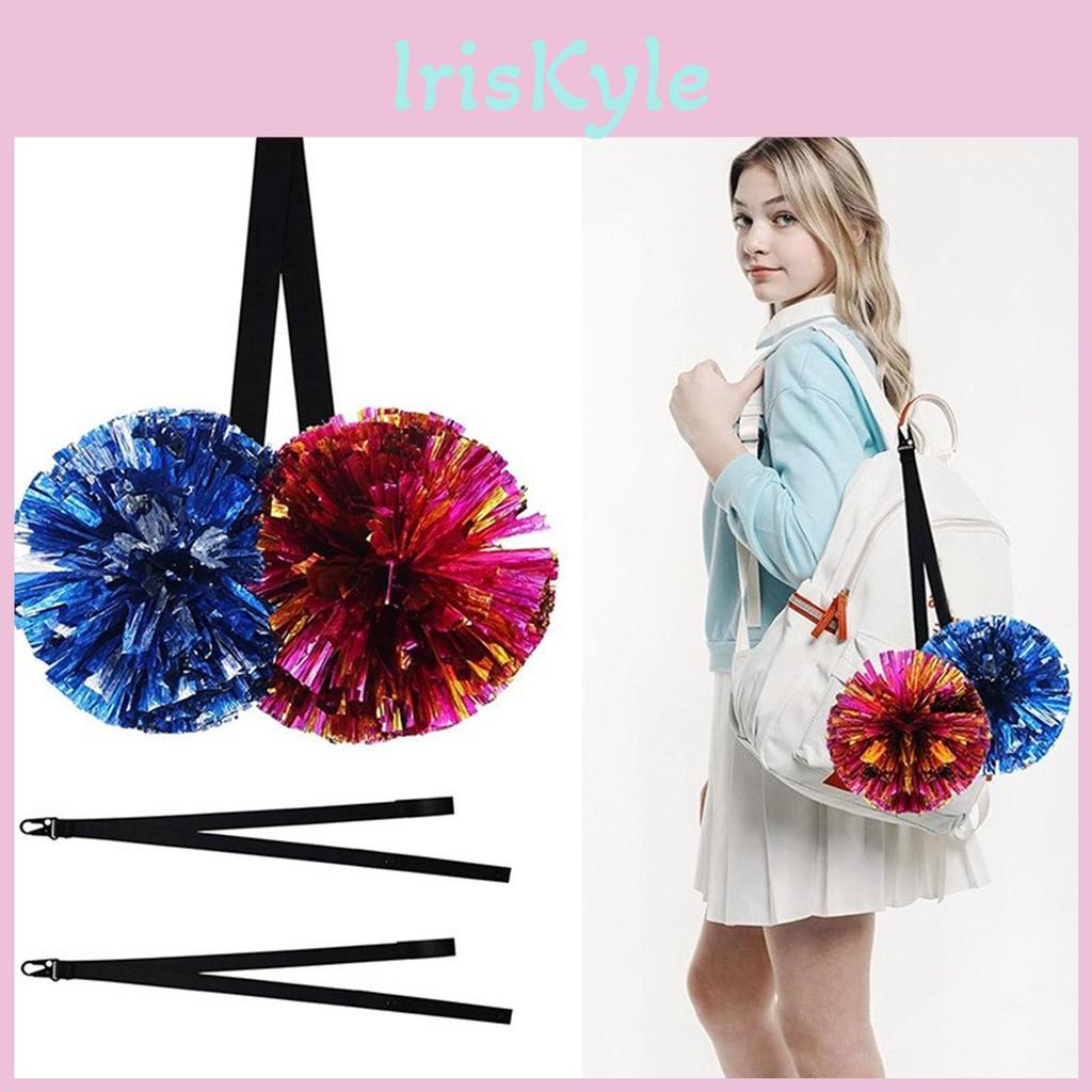 Poms Pom Cheerleader Strap Holder Pom Holder For Cheer Backpack Adjustable Cheer Pom Straps Lanyard For Teen Girl Sports