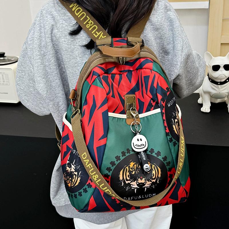 Shell Backpack Women's Oxford Cloth Ultra Lightweight Small Backpack 2025 New Dual Purpose Travel Fashion Leisure Multi Functional