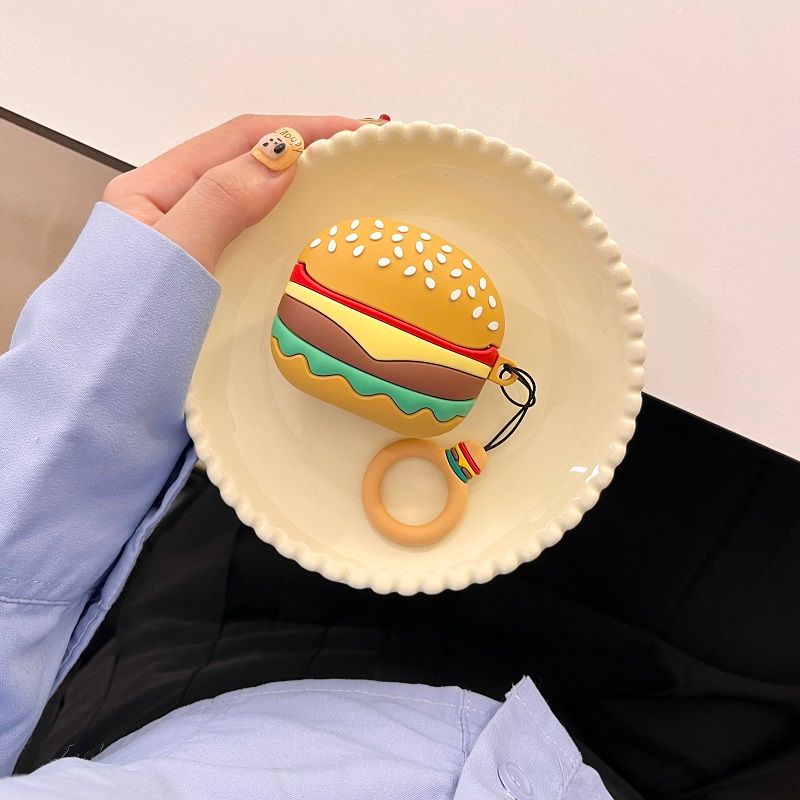 

Bluetooth Wireless Earphone Case Silicone Case Galaxy Buds3 Separates Earphone Sleeves 2024 New Arrival Soft Case Galaxy Stylish Drop-Resistant Samsung buds3/buds3pro [Hamburg] Headset + Pendant