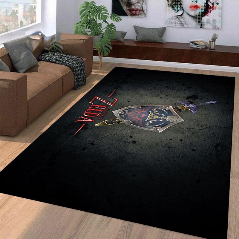 Legend of Zelda Iconic Sword Rug Suitable for Use As an Anti-slip Game Mat for Living Room and Bedroom Sofas