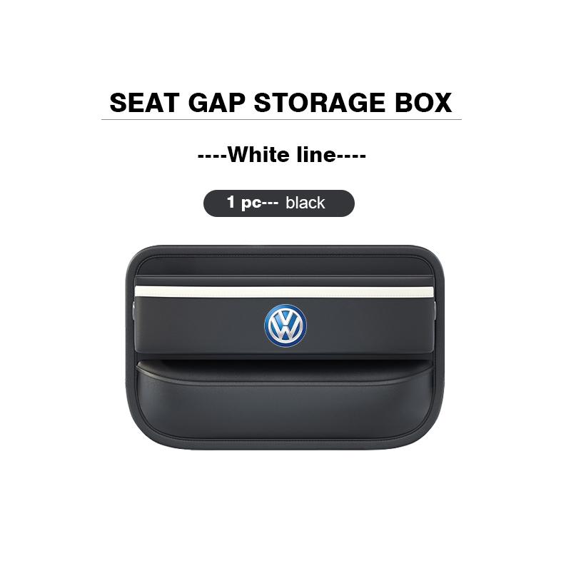 For Volkswagen VW Car Seat Gap Storage Box Vehicle Seat Crevice Filler Organizer Golf 4 5 6 7 Polo Jetta Sagitar Magotan Passat